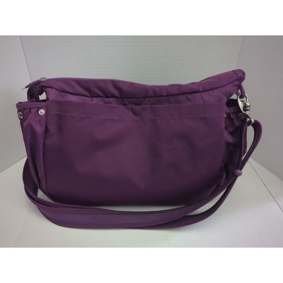 Pacsafe For Ebags Anti-Theft Crossbody Strap RFID Travel Bag Purple EB2110-03 - Picture 4 of 12